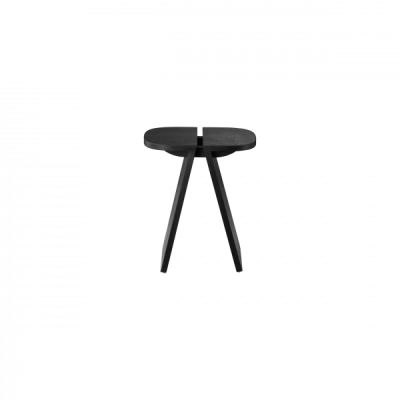 AVIO stool in oak, Black Oak, 23 x 38 cm