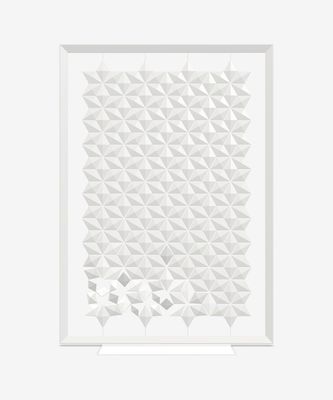 Freestanding room divider Facet 170 x 240cm in White