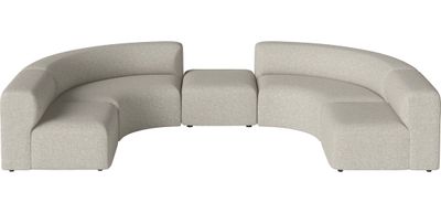 Angle Curved 5 Modules - semicircular