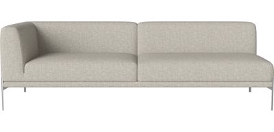 Caisa 3 seater end module arm left