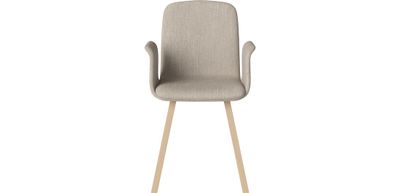 Palm Fully Upholstered Dining Chair w. Armrest