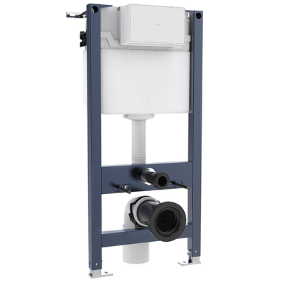 WC Support Frame 0.98M Height (with dual flush concealed cistern & installation kit) (WC Support Frame 0.98M Height (with dual flush concealed cistern & installation kit)) | SKU BR_WCF98X45R | Burlington Bathrooms