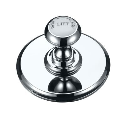 Classic Basin Invisible Overflow & Waste (with White accent) | SKU W9 | Burlington Bathrooms
