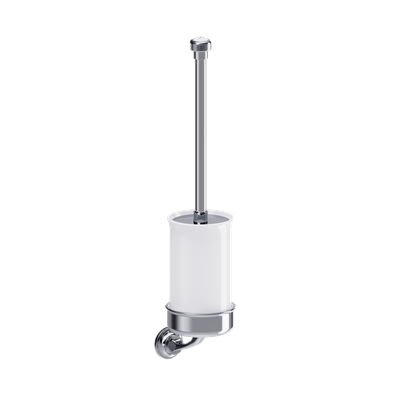 Guild Toilet Brush Holder (Finish: Chrome) in Accessories | SKU GU025C | Burlington Bathrooms