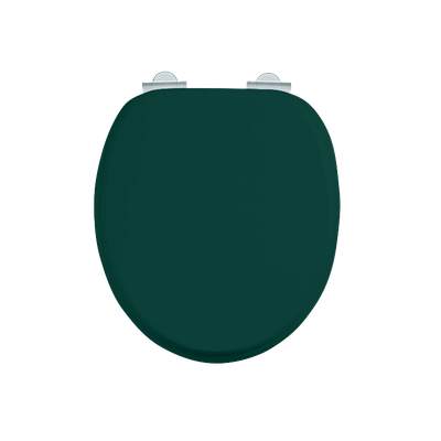 Matt Green Soft Close Seat (With No Handles) in Toilets | SKU S102 | Burlington Bathrooms