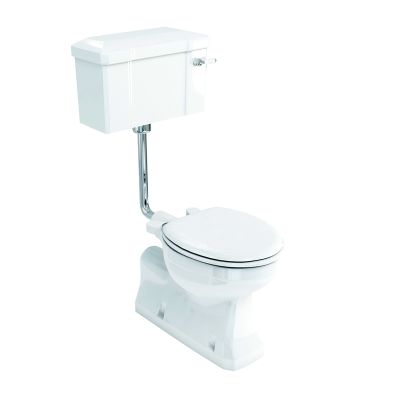 S Trap Low Level WC with 440 Lever Cistern (S Trap Low Level WC with 440 Lever Cistern) | SKU C3 T31 CHR P19 | Burlington Bathrooms