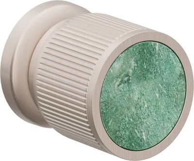 Wall or Deck Handle Trim Only, with Green Aventurine Gemstone Handle Cap