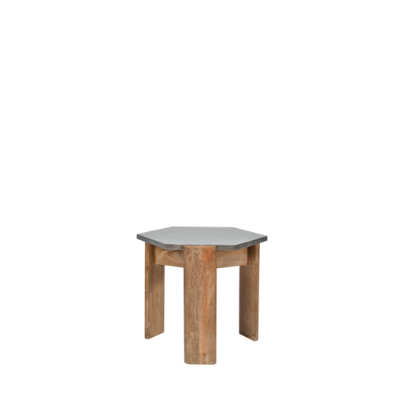 Stele Hexagon Side Table
