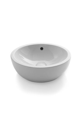 On top bowl with overflow