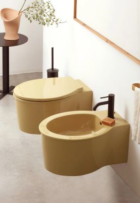 Wall-hung one hole bidet Catino