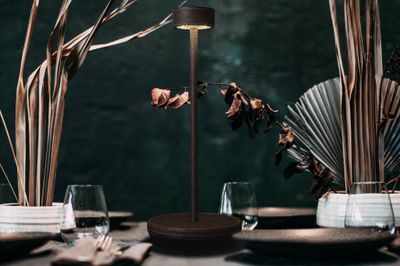 Rivetto Art - Leather Led table lamp
