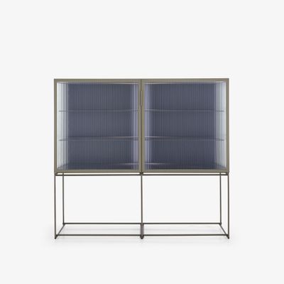 2-DOOR CHEST CLEAR GLASS FRONT K 7