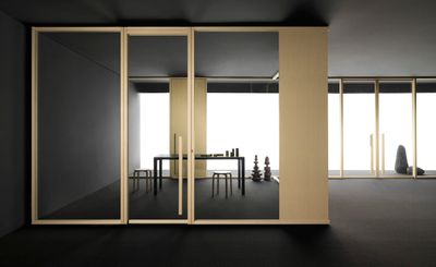 Wood Wall - wooden office partition wall