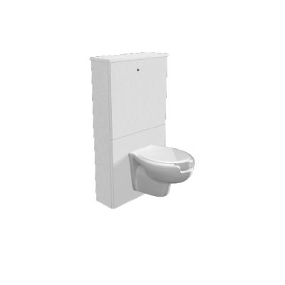 Equipped wall unit with sensor electronic