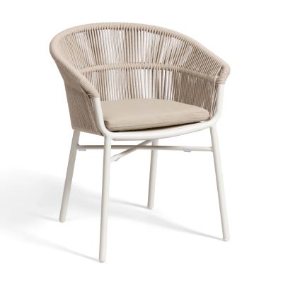 Lake Armchair White/Beige