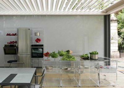 Chiusure e Complementi Diffusa XL | The Fabric Diffusa XL, la protezione verticale per verande chiuse   | Corradi Italiano