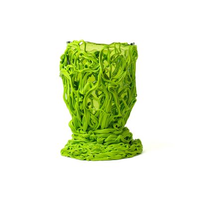 Spaghetti Special Vase L - Clear Bottle Green, Lime