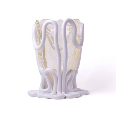 Indian Summer Vase - Clear, Matt White