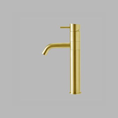Tall single hole faucet - PVD brass