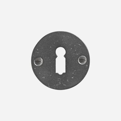Keyhole escutcheon - F Metal Brut (RM)