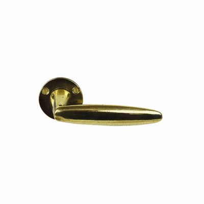 Pair Door handle M16 - Laiton Naturel Poli (NOL)