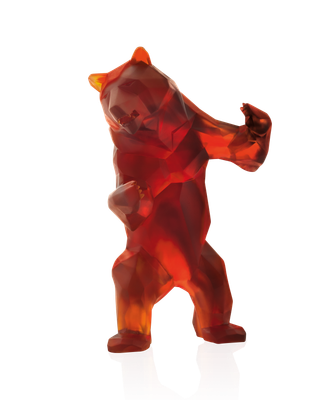 Wild Bear Ambre de Richard Orlinski 50ex