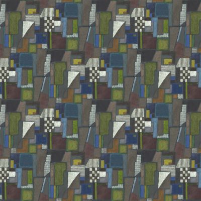 Raku Patchwork Chocolate