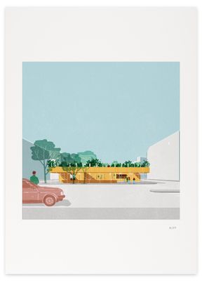 Shop the art print La Grande Boucle - Climax I by architect Matthieu Torres