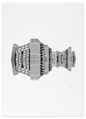 Shop the art print Tange in Space II by Muoto architects