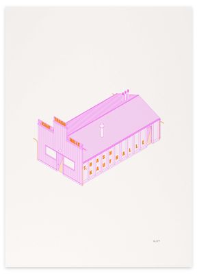 Shop the art print Trash Halle by architect M.O. Zitzelsberger