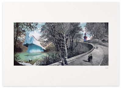 Shop the art print Trois-Ponts : L’heure du thé avec les éléments by architect Koen Deprez