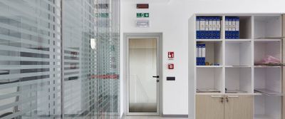 Visual glazed door