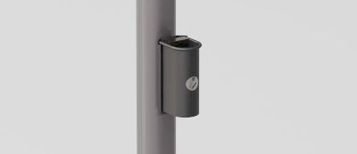 Ashtray "Cicco" for Mounting on Existing Poles