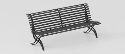Classic Design Steel Bench "Liberty"