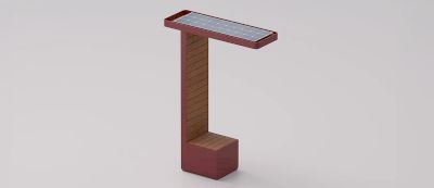 Module "io" with Solar-Powered Lighting for Seating