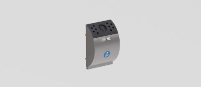 Outdoor Wall-Mounted Ashtray "Smokers"