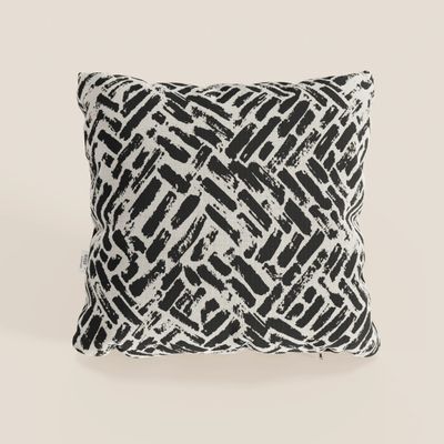 Brick cushion geometrico available in various colours made in fabric Idrorepellente