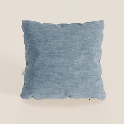 Sofia cushion available in various colours made in soft velvet nuvolato stain-resistant and water-repellent Easy Clean