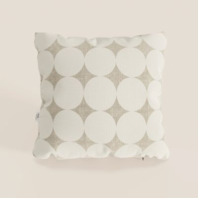 Dot cushions geometrici available in various colours in fabric Idrorepellente
