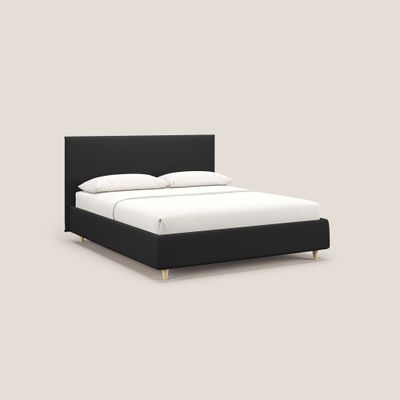 Teresa letto contenitore e sfoderabile in tessuto misto cotone impermeabile T13 tortora