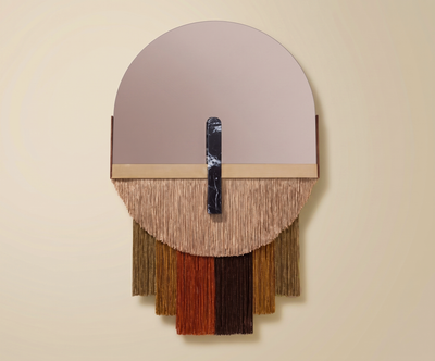 souk caramel mirror