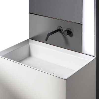 Lavabo Chrono38 per totem o centro stanza