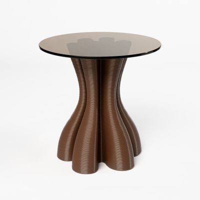 Anemone Side Table Chocolate