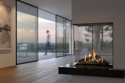 Sky Small Roomdivider Gasfire