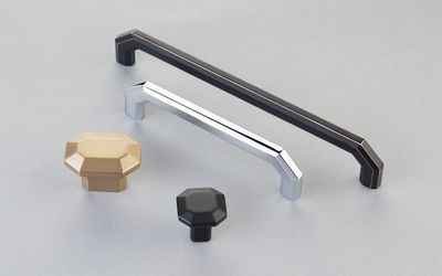 Riviera Square Cabinet Knob | Hollywood Regency Collection