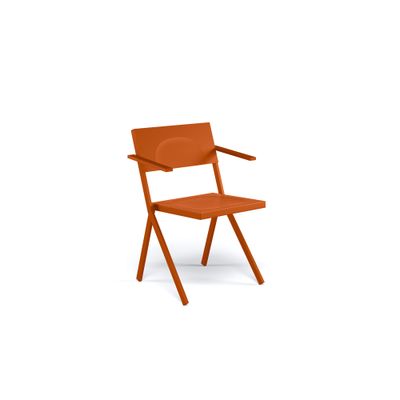 armchair / outside in Steel, Aluminium - Collection Mia