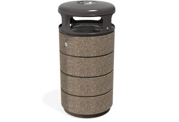 Litter bin  - Concrete waste bin - Model 128