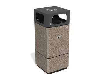 Litter bin  - Concrete waste bin - Model 182
