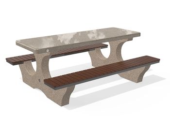 Table  - Concrete Picnic Table - Model 116