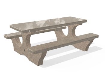 Table  - Concrete Picnic Table - Model 118